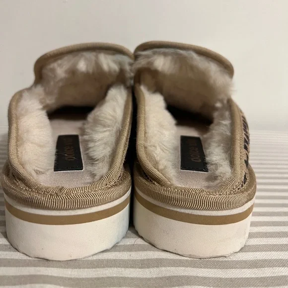 DOLCE VITA Haiden Womens Leopard Suede Slippers - Picture 7 of 14